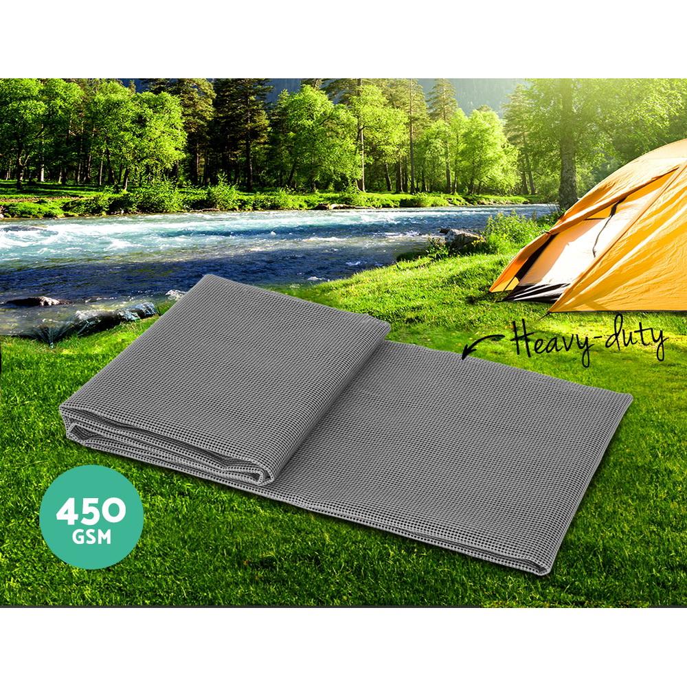Weisshorn 6M Annex Matting Pack of 2x 3 x2.5m Floor Mats Mesh Camping