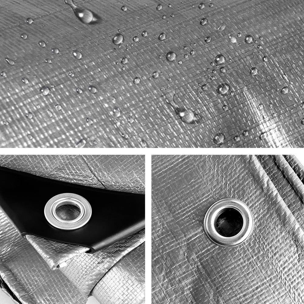 Instahut 9x12m Tarp Camping Tarps Poly Tarpaulin Heavy Duty Cover