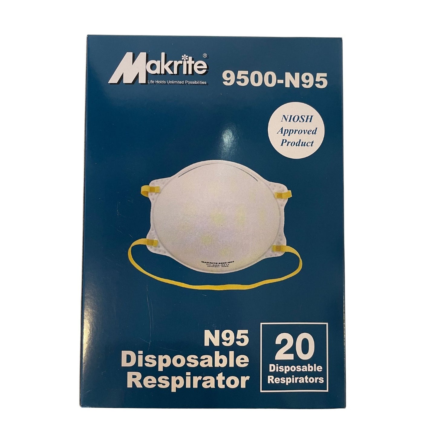 Makrite 9500-N95 (20 Pcs/Box) NIOSH Certified