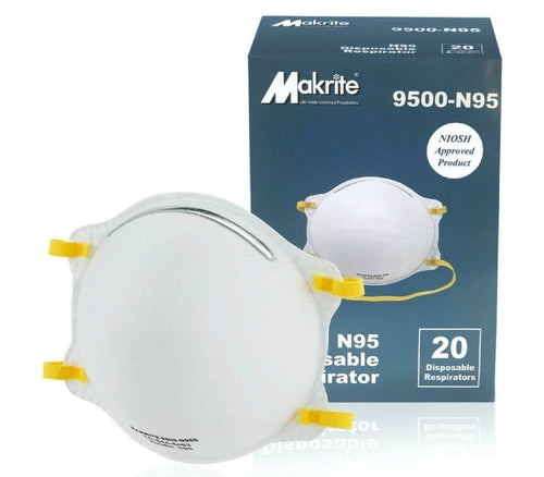 Makrite 9500-N95 (20 Pcs/Box) NIOSH Certified