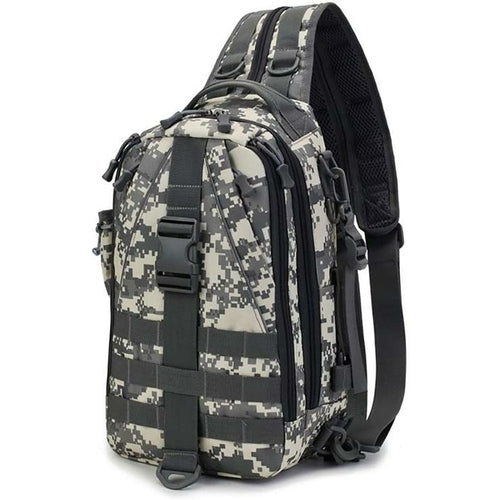 LUXHMOX Fishing Backpack Waterproof Tackle-Bag Fishing Gear – C Rat Black