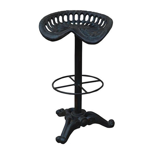 Tractor Bar Stool Cast Iron Hand Crafted Hand Forged